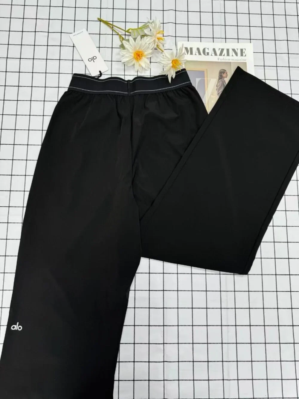 🖤 NWT Alo Yoga Suit Up Trouser Black 30